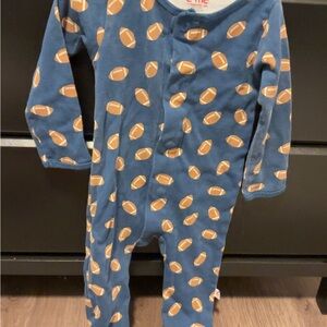 Magnetic Me Blue Football Print Kids Pajamas